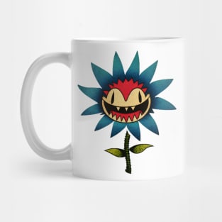 Colourful evil flower Mug